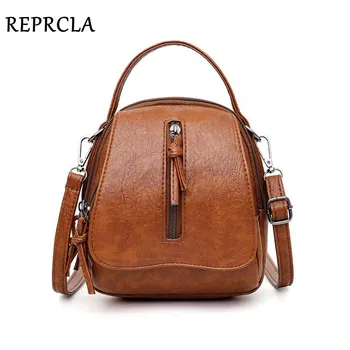 

Vintage Soft Leather Shoulder Bags For Women Large Capacity Female Handbag Double Compartment Crossbody Bags Lady Small Tote