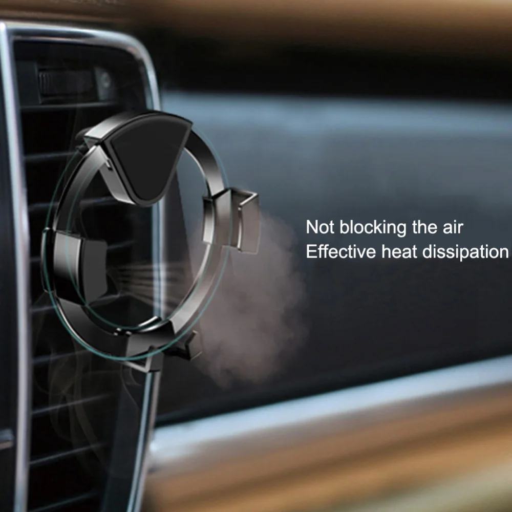Car Outlet Smartphone Holder Mobile Phone Stand Universal Air Vent Holder NEW