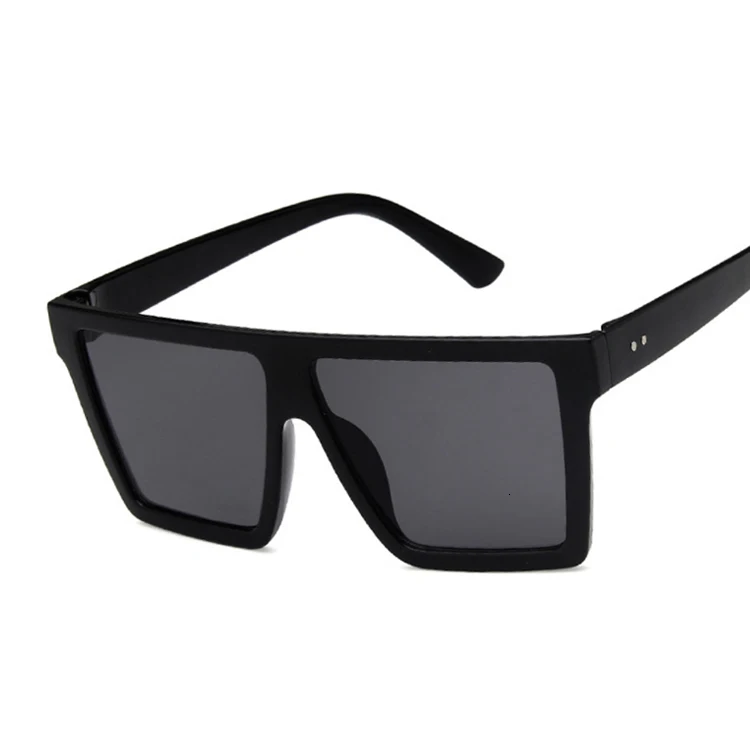 Bright Black Винтажные маленькие квадратные солнцезащитные очки для женщин, брендовые дизайнерские ретро прямоугольные солнцезащитные женские очки оculos De Sol Feminino - Цвет линз: Bright Black