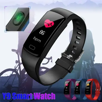 

Y9 Smart Band Heart Rate Tracker Smart Bracelet Blood Pressure Blood Oxygen Sport Calorie Calculation IOS Android pk mi band 4