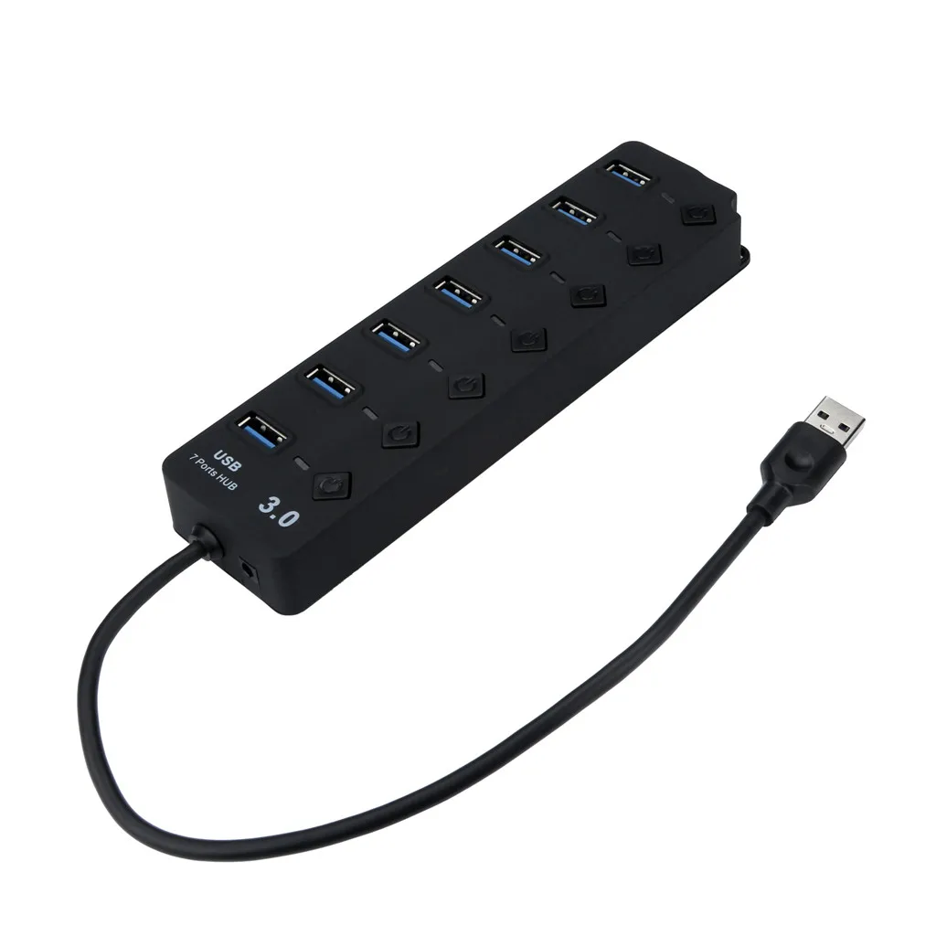 Высокоскоростное зарядное устройство Ouhaobin USB 3 0 с чипом 7-портовый концентратор
