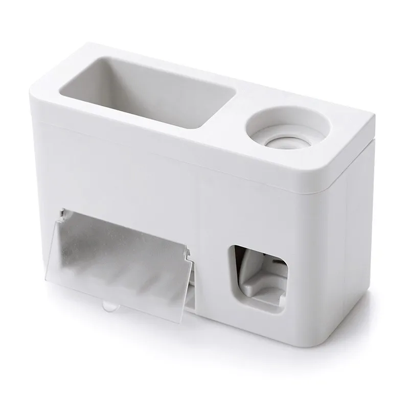 Самоклеящийся стеллаж для хранения зубных щеток настенный подвесной ящик для хранения для ванной комнаты держатель для зубной пасты Полка Органайзер - Цвет: functional model