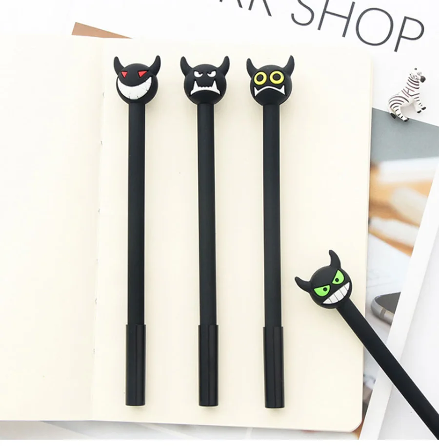 4 pcs/lot Cartoon creative cute Unicorn gel pen kawaii Promotional Gift Stationery pen Escolar Papelaria School Office Supply