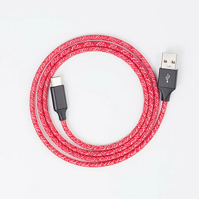Пеньковый Канат Плетеный Тип C USB кабель 1 м/2 м/3 м синхронизации данных USB кабель зарядного устройства для Galaxy S8 S9 Plus LG G5 G6 Android кабели