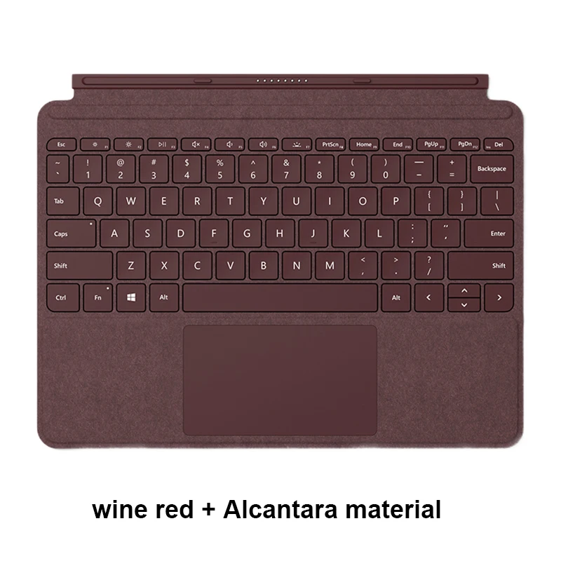 Microsoft Surface Pro 7/6/5/4 Special Edition Профессиональный Клавиатура ноутбука; обувь на плоской подошве с закрытой пяткой - Цвет: wine red