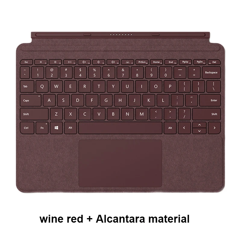 wine red Microsoft Surface Pro 7/6/5/4 Special Edition Профессиональный Клавиатура ноутбука; обувь на плоской подошве с закрытой пяткой - Цвет: wine red