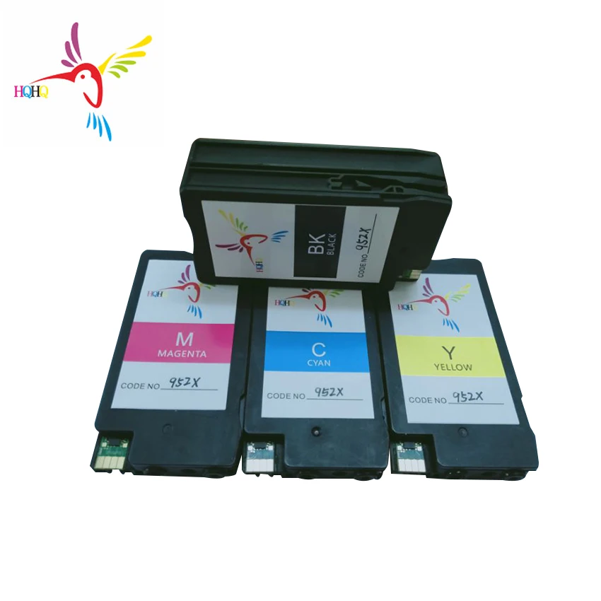 BK C M Y 4 шт./компл. Восстановленный чернильный картридж для hp 952 952XL для hp OfficeJet Pro 7740 8720 8710 8730 8210 принтер 952XL чернильный картридж - Цвет: BK C M Y