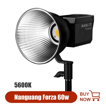 

Nanguang Nanlite Forza 60 Photography lighting 60w LED Light 5600K Outdoor Monolight COB Light Flash Strobe Light lamp