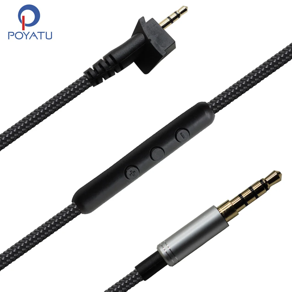 Обновленный кабель POYATU для Bose Round-Ear 2 AE AE2 AE2i AE2w шнур с микрофоном пульт управления