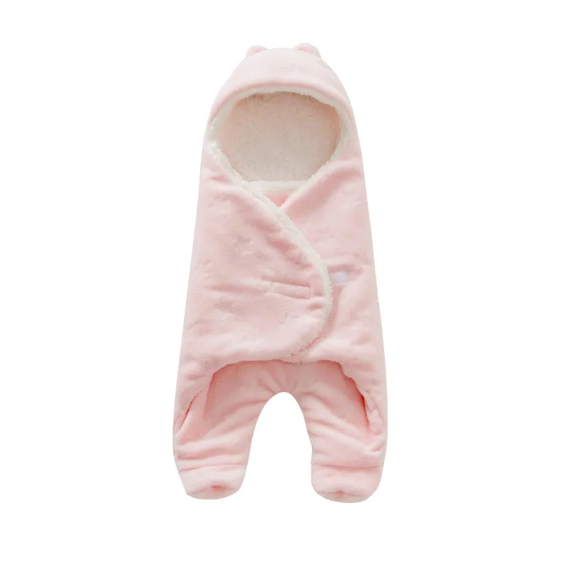 newborn Детские спальные мешки как конверт для ребенка Cocoon Wrap использовать как одеяло и пеленание - Цвет: Розовый