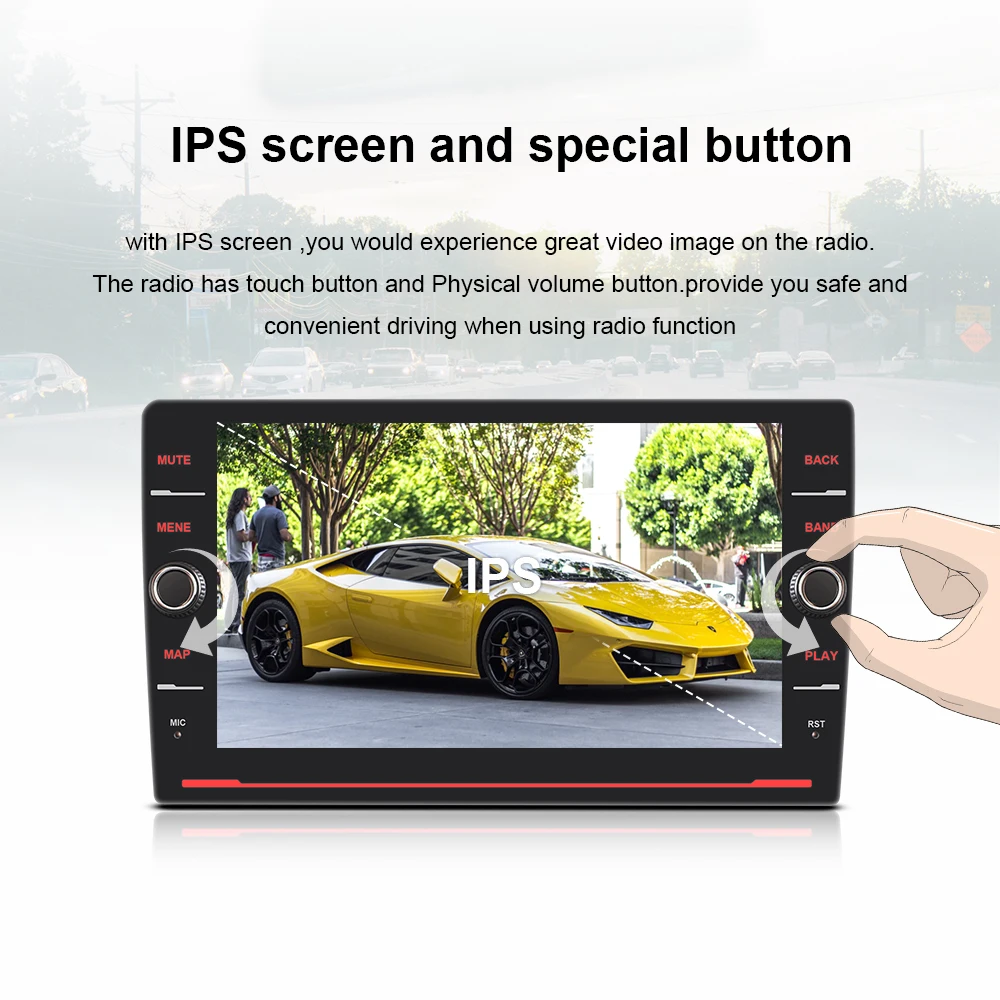 EBILAEN Car Radio Multimedia player For Mitsubishi Lancer X 2Din Android 8.1 Autoradio GPS Navigati