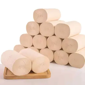 

10Rolls Toilet Paper Silky Smooth Soft Original Bamboo Pulp Paper 4-Ply Tissues