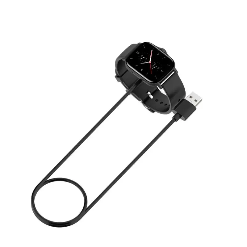 100cm USB Charging Dock Cable Lines For Xiaomi Huami Amazfit GTR 2 2e/GTS 2 2e Mini/Bip U Fast Charging Cable Charger Cord Wires