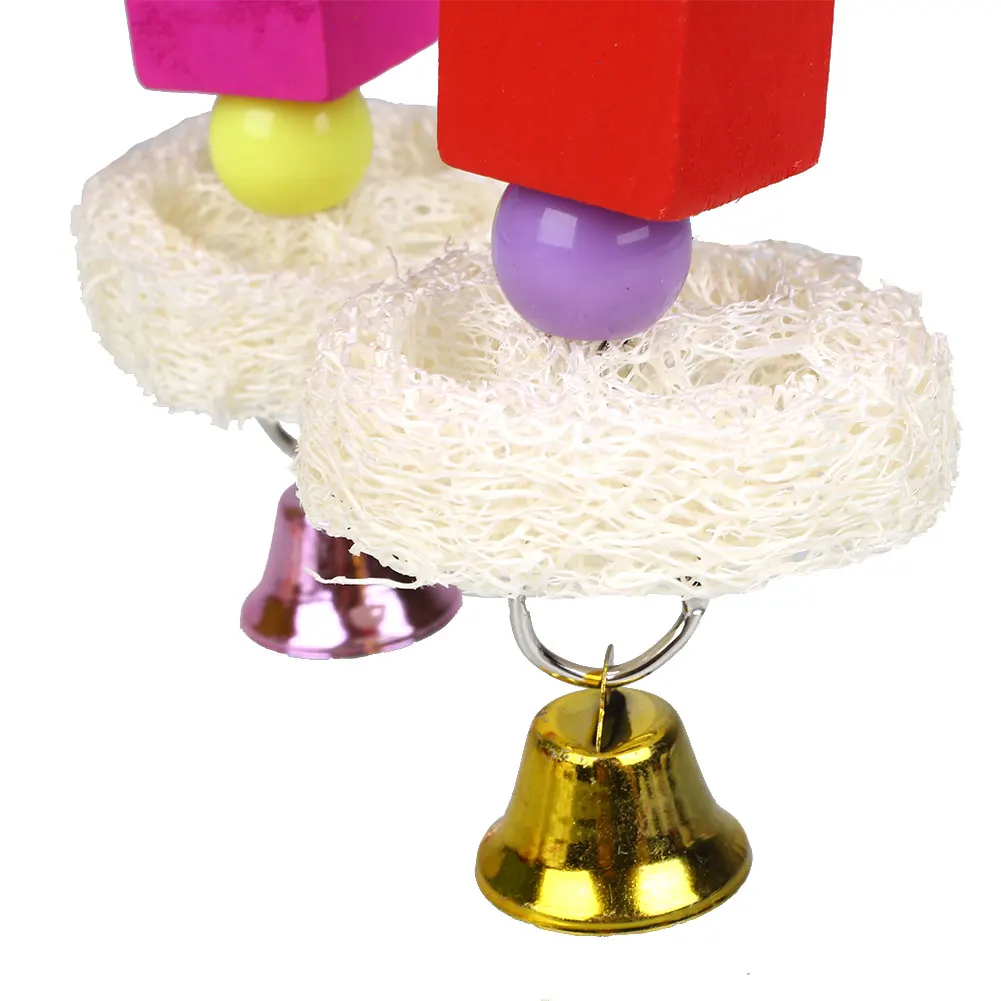 Natural Five-pointed Star Weave Pet Bites Parrot Toys Cage Cockatiel Accessory