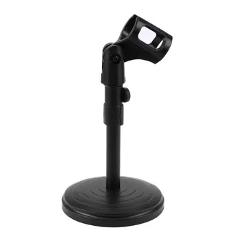 

Foldable Desk Table Microphone Clip Table Stand Mic Tripod Adjustable Holder Strong Stable Microphone Trepied Holders with Clips