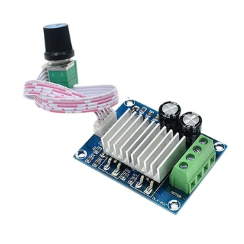 

DC Motor Speed Controller 12V-24V PWM Motor Motor Governor Switch 20A with Wire Stepless Module