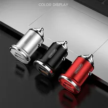 Car cigarette lighter splitter 45W dual port one for two cigarette lighter car charger PD fast charge 5A metal material