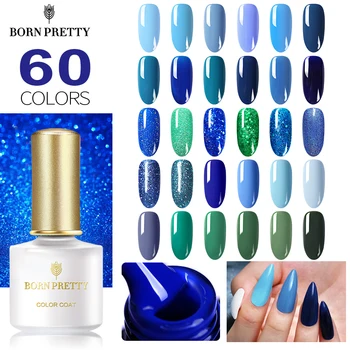 

BORN PRETTY 60 Colors Blue Series Nail Color Gel Polish Soak Off UV LED Gel Polish Nail Art varnish Varnish 6ml