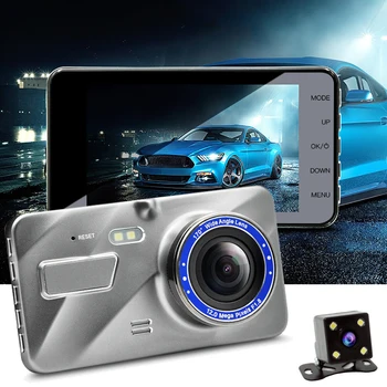 

Car DVR Dash Camera Rear View Dual Lens Camera Full HD 1080P Dash Cam Video Registrars Night Vision G-sensor Wide Angle Dashcam
