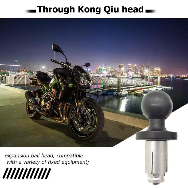 

Aluminum Motorcycle Bike Mount Fork Stem Base w/ Ball Head for RAM Mount
