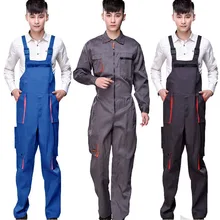 Рабочий Комбинезон для мужчин и женщин защитный комбинезон униформа без рукавов рабочий ремонтник машина ремонт авто сварка