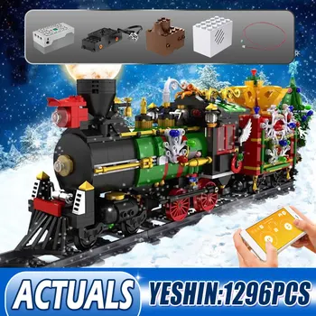 

Mould King 12012 Christmas Toys The New 36001 Motorized Winter Train Model Building Blocks Bricks Assembly Kids Christmas Gifts