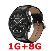 Смарт-часы Finow X5 с оперативной памятью 2 ГБ/ПЗУ 16 Гб MTK6580 умные беспроводные устройства Bluetooth gps часы 3g умные часы для iOS Android 5,1 - Цвет: as shown