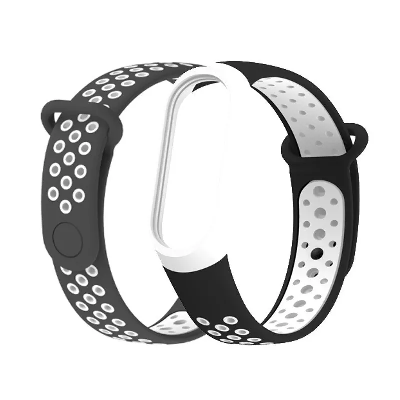 Для mi Band 3 4 ремешок Спортивные Силиконовые часы наручные браслет mi band 3 ремешок аксессуары браслет Смарт для Xiaomi mi 3 4 ремешок - Цвет: Цвет: желтый