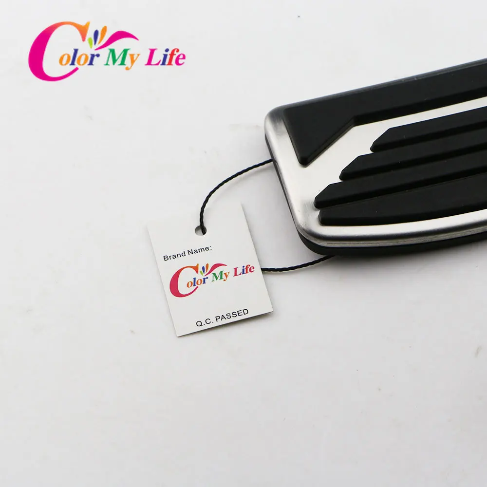 Color My Life накладка на педаль автомобиля из нержавеющей стали для Mitsubishi ASX Outlander Lancer EX Eclipse Cross Pajero GE