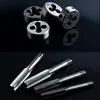 40pcs Tap Die Set Hand Thread Plug Taps Handle Alloy Steel Inch Threading Tool with Case ► Photo 3/6