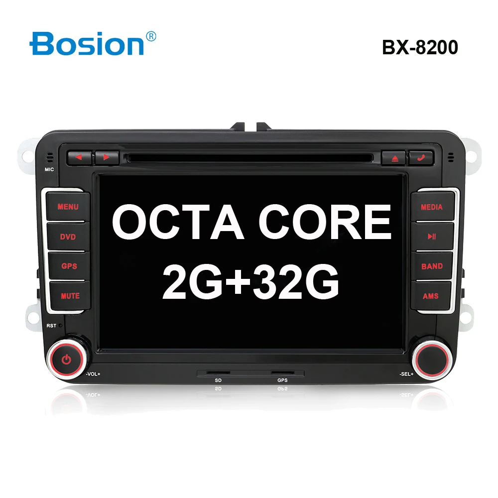 8200-32 PX6 4G+ 64G 2Din android 9,0 автомобильный dvd-плеер Aux gps стерео для Volkswagen Skoda POLO GOLF 5 6 PASSAT CC TIGUAN TOURAN Fabia Caddy - Цвет: 8200-32