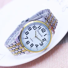 

new summer men boys oldmen digital stainless steel quartz watches men fashion father holiday gifts watches clock business watch