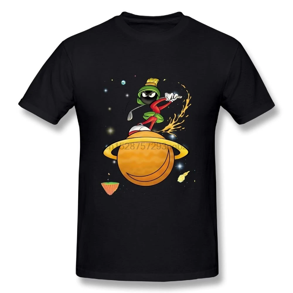 Мужские футболки Rebecca-P-Cool Marvin The Martian Planet Black |