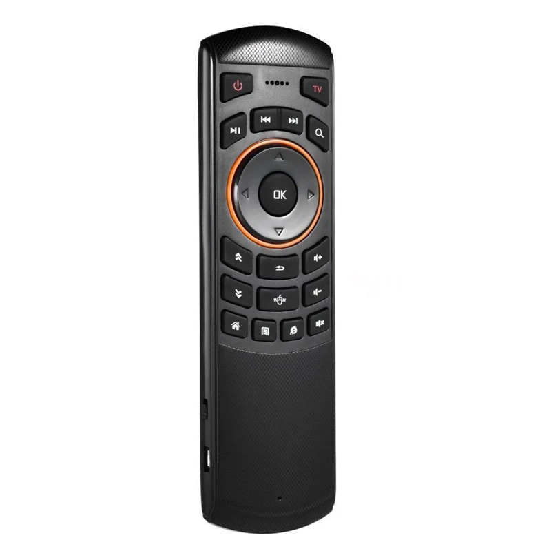Мини 2 4 GHz Беспроводная QWERTY клавиатура Air Mouse пульт дистанционного управления для