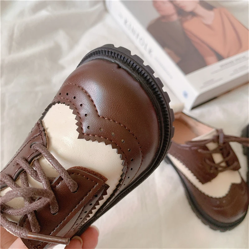 boy sandals fashion CUZULLAA Children Leather Shoes 1-6 Years Baby Boys Girls British Soft Leather Soft Sole Shoes Sneakers Kids Student Shoes 21-30 boy sandals fashion