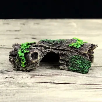 

Multipurpose Reptile Nest Aquarium Landscape Tree Hole Decorations Simulation K4UA