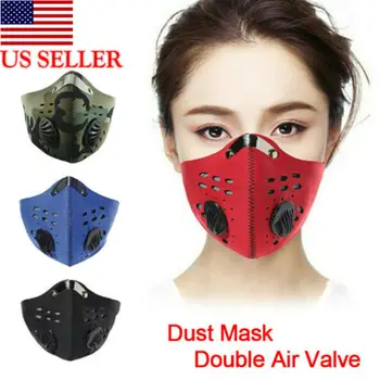 

Reusable PM2.5 Anti Saliva Dust Respirator Elastic Cycling Outdoor Face Mask Protective Mask