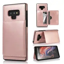 Для samsung Galaxy Note 8 9 10 Pro ретро PU кожаный чехол слот для карт держатель телефона чехол для samsung 10 Pro сумка для телефона