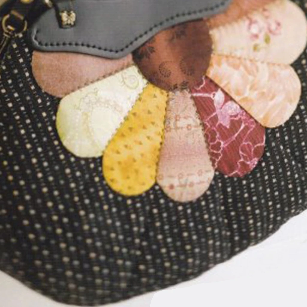 120 Pieces High Quality Flower Shape Paper Quilting Templates for Sewing Craft 71/56/39mm