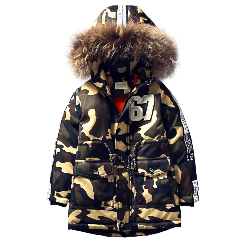 Новое Детское пальто куртки для мальчиков зимние куртки на толстой подошве для детей от 4 до 12 лет, Осень-зима, 9WBT029