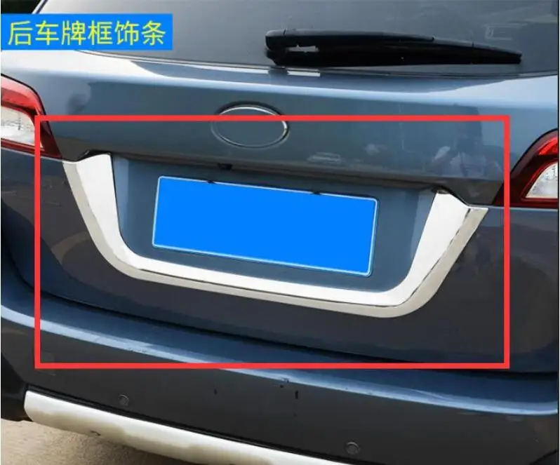 Подходит для Subaru- Outback переоборудованный запасной ящик украшения полосы хвост двери украшения аксессуары - Цвет: 1