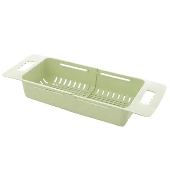 

Kitchen Dish Basket Home Telescopic Adjustable Sink Telescopic Washing Basket Washing Fruit And Vegetable Basket