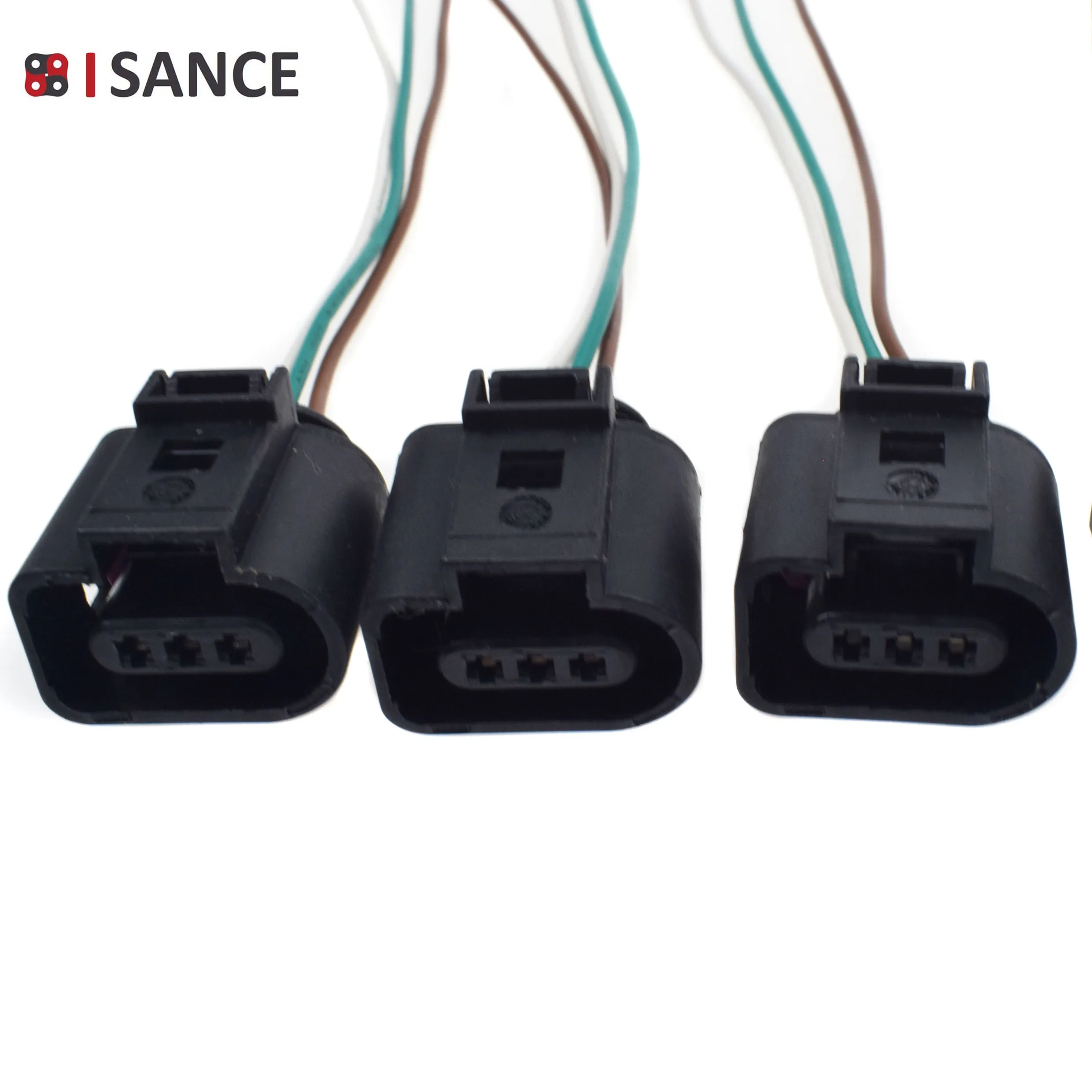 3 Pins Camshaft Pressure Parking ABS Speed Oil Level Sensor Connector Harness Plug Pigtail for VW Audi Seat Skoda car sensor connector