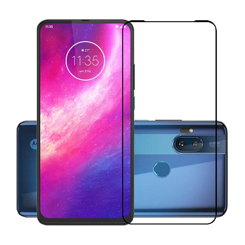 Защитная пленка на весь экран для Motorola One защита от царапин закаленное стекло Moto |