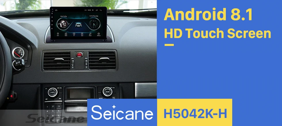 Seicane 2 Гб ОЗУ Android 8,1 Автомобильный gps мультимедийный плеер для Volvo XC90 2004 2005 2006 2007- " Поддержка wifi SWC зеркальное соединение