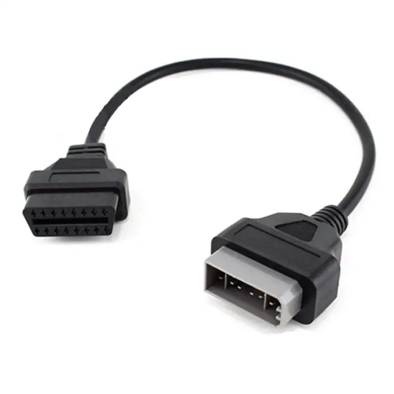 50 шт. obd кабель для Nissan 14 Pin Male To 16 Pin Женский OBD2 Диагностический адаптер для прибора соединительный кабель