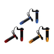 Мотоцикл электрический руль скутер 12 в модифицированный алюминиевый сплав теплый руль нагрев температура Регулируемая зима