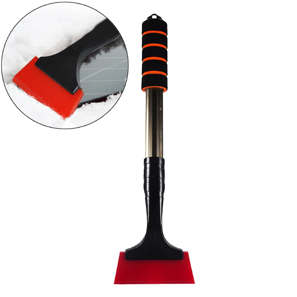 Multifunctional Car Ice Scraper Snow Remover Outdoor Car Snow Shovel Long Handle Cleaning Scraping Tool Snow Removal Tool 
