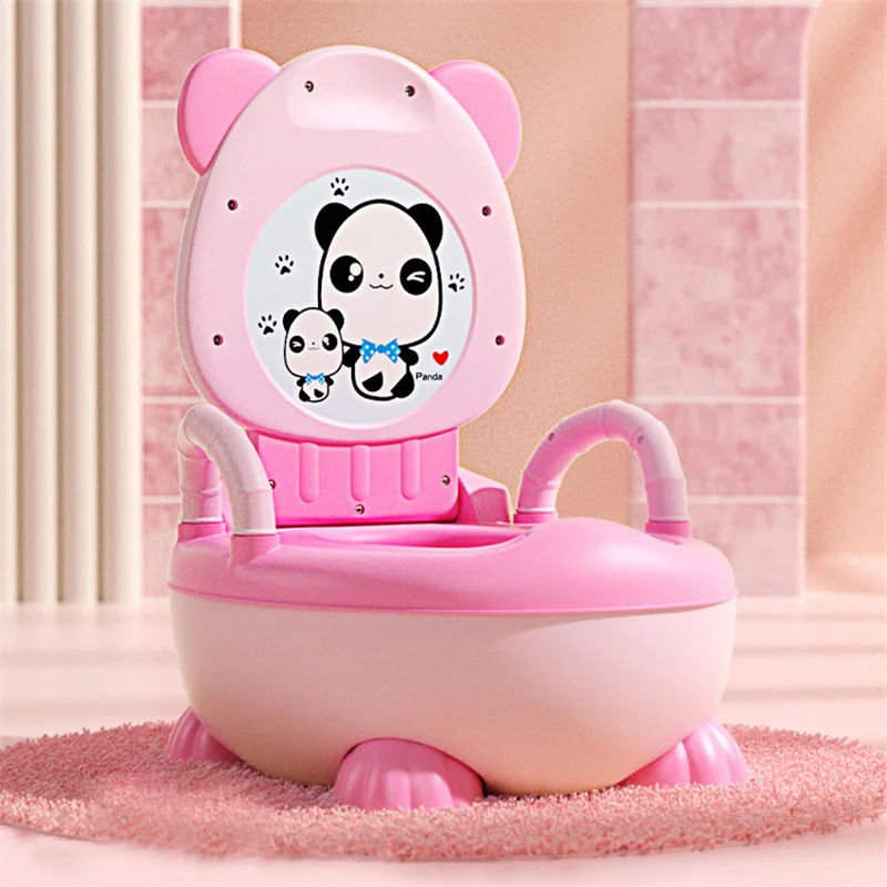 0-6 Years Old Children's Pot Soft Baby Potty Plastic Road Pot Infant Cute Baby Toilet Seat Boys And Girls Potty Trainer Seat WC 2