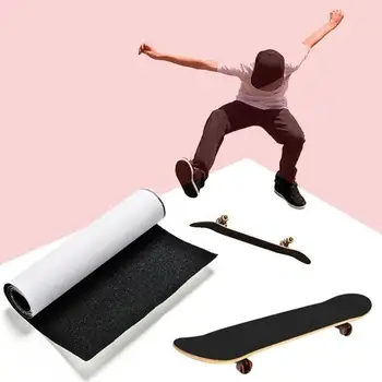 

Professional Skateboard Deck Sandpaper Grip Tape Non-Slip Waterproof Pure Color Skateboard Deck Protection Sandpaper Grip Tape